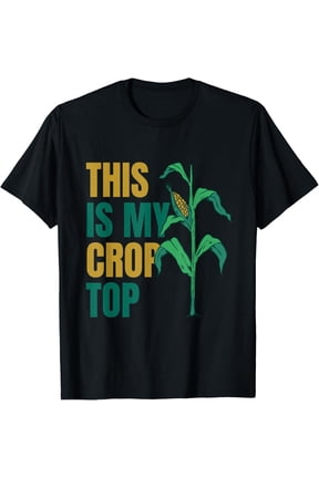 T-SHIRT This Is My Crop Top Corn T-Shirt mens t shirt,black,women,funny,misfits,men,journey