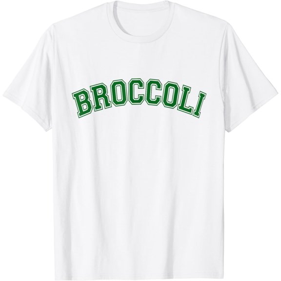 T-SHIRTBROCCOLI University style T-shirt T-Shirt mens t shirt，white，women，funny，misfits，men，journey