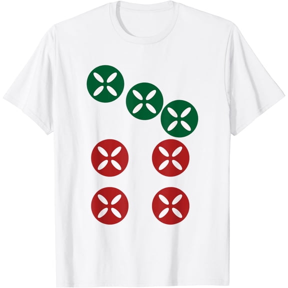 T-SHIRTChinese Mahjong Mah Jong Game Tiles Circle Suit Tile Seven T-Shirt mens t shirt,white,women,funny,misfits,men,journey