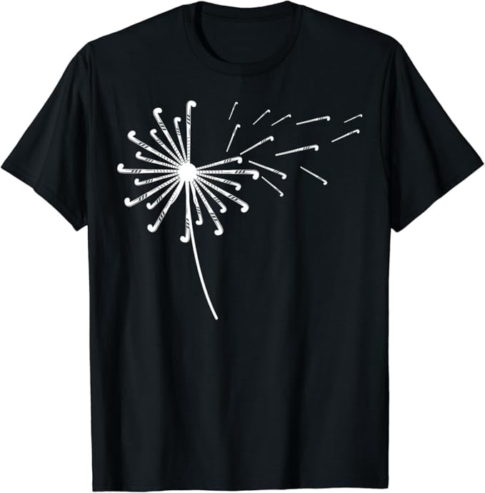 TSHIRTDandelion Hockey Stick Shirt for Field Hockey Player TShirt