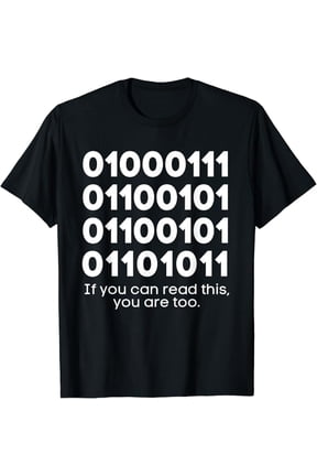 T-SHIRTFunny Computer Binary Code Programmer Developer Geek Gift T-Shirt mens t shirt,black,women,funny,misfits,men,journey
