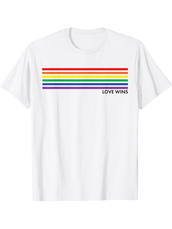 T-SHIRTGay Pride Rainbow Equality Gift White T-Shirt mens t shirt,white,women,funny,misfits,men,journey
