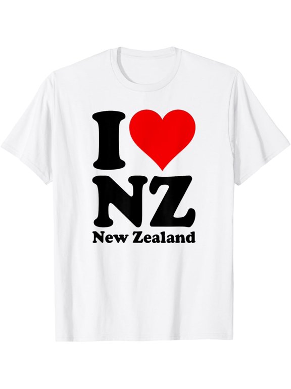 T-SHIRTI LOVE HEART NEW ZEALAND NZ KIWI MAORI CULTURE T-Shirt mens t shirt,white,women,funny,misfits,men,journey