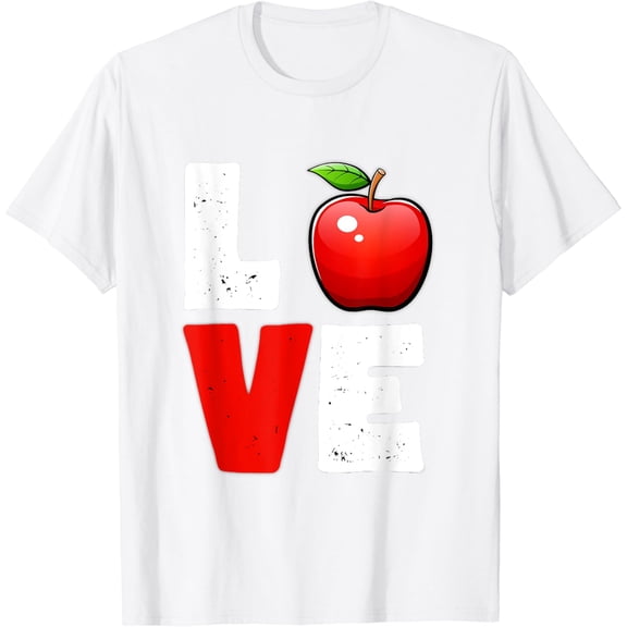 T-SHIRTLove apple Women Shirt apple Lovers for kids, girls and men T-Shirt mens t shirt,white,women,funny,misfits,men,journey