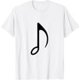 thumbnail image 1 of T-SHIRTMusical Note Music Teacher Shirt White Graphic Tee Men Music T-Shirt mens t shirt，white，women，funny，misfits，men，journey, 1 of 4