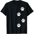 thumbnail image 1 of T-SHIRTPaw Print Dog Cat Pet Lover T-Shirt mens t shirt，black，women，funny，misfits，men，journey, 1 of 4