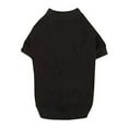 thumbnail image 1 of T-SHIRTS for Dogs Brightly Colored Dog Tshirt with Warm Elastic Neck Sleeves (xSmall Black), 1 of 1