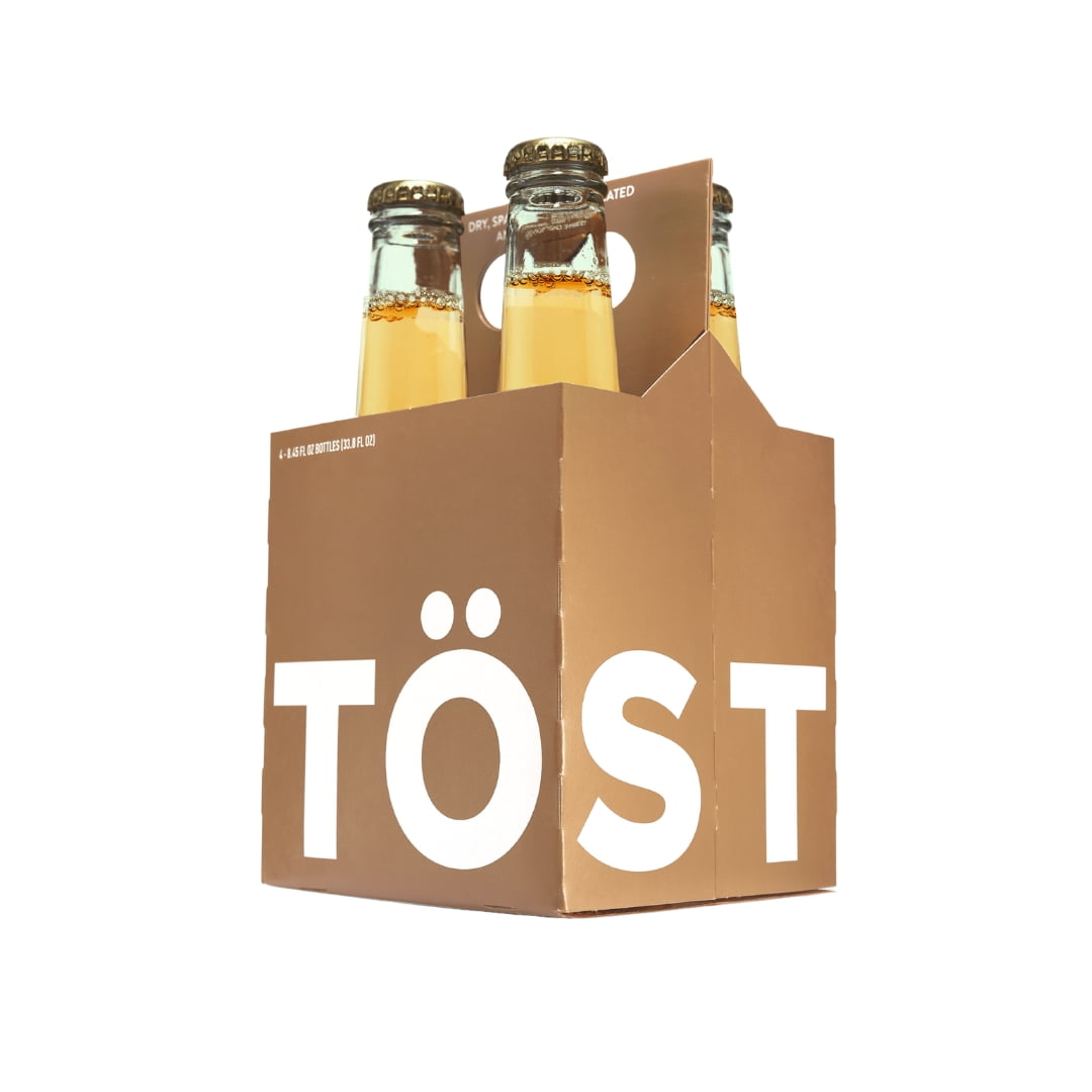 TÖST Non-Alcoholic Sparkling Beverage 8.45oz  Single Serve Bottles  - 16-Pack