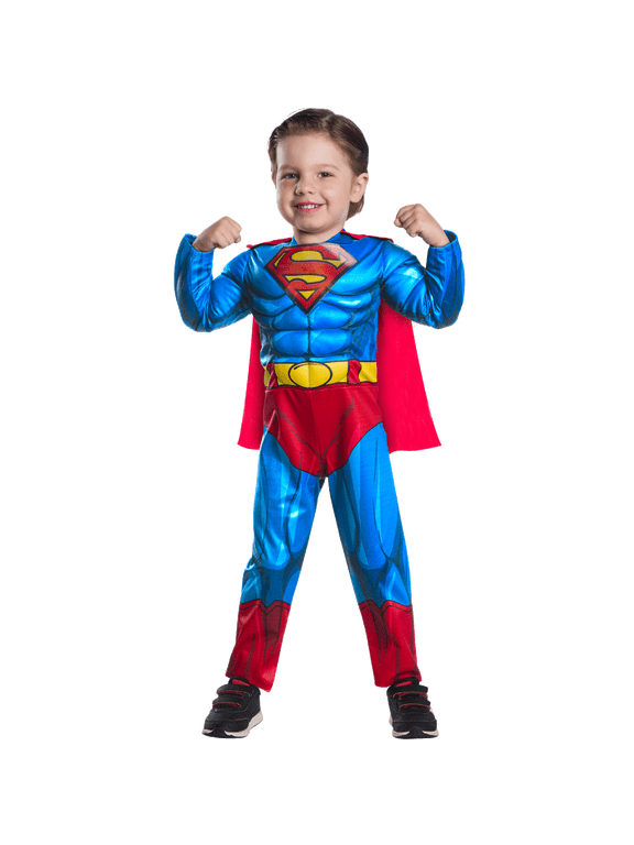 DC Superman Halloween Costume for Toddler Boys, Size 3-4T, by Rubies