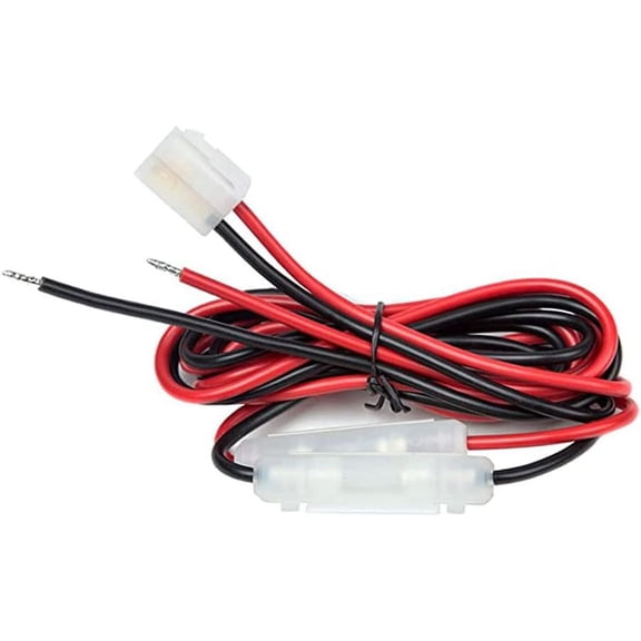 T-Shape Car Mobile Radio DC Power Cable CB Radio Power T Shape Adapter Mobile Transceiver Power Connector for GMRS Mobile Radio 5.6ft Long