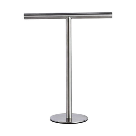 T Shape Hand Towel Hanger,Bath Hand Towel Holder Stand,Hanging Paper Towel Holder for Bathroom Countertop