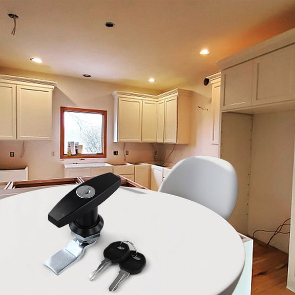 T-Shape Handle Caravan Rv Truck Trailer Toolbox Drawer Cabinet Door Lock Latch