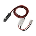 T Shape Power Cable Cord Cigarette Lighter for Mobile Radio YAESU FT