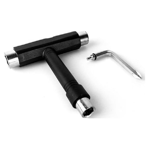 T-Shape Skateboard Tools Wrench Multifunction Mountain Bike Electric Scooter Snowboard Wrench Adjusting Parts Screwdriver Tool