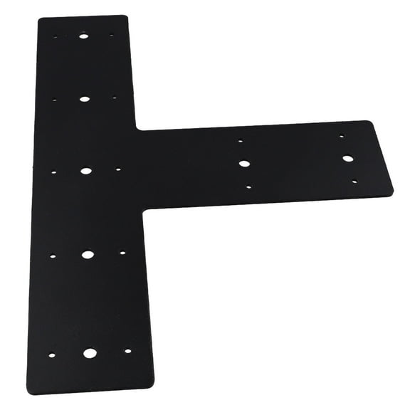 T Shape T Brackets Black Flat Bracket Heavy Duty Brand New High Quality