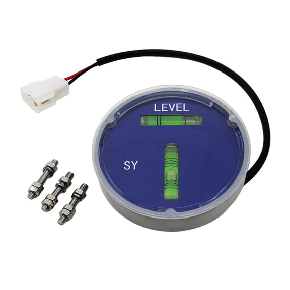 T-Shaped Circular Level For Night Vision Instrument, 100X20mm Plastic Bidirectional Bubble Level Accessory For Accurate Crane Alignment And Surveying For Job Site Use(B)