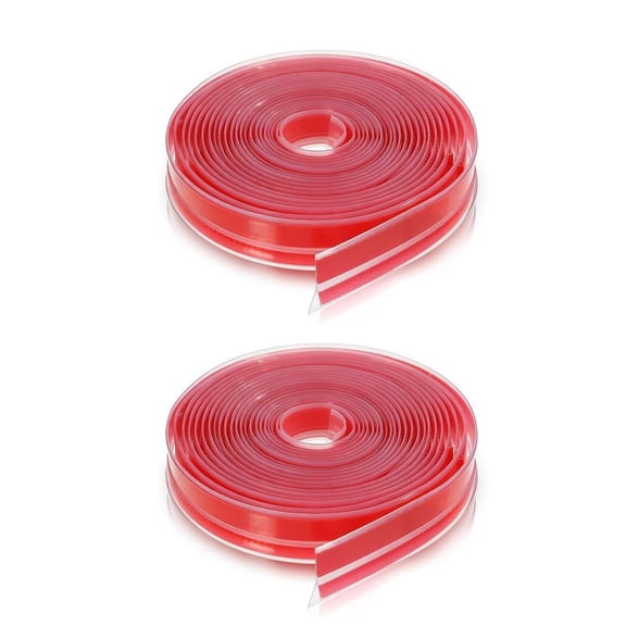 T-Shaped Door Draft Stopper Silicone Seal Strip for Windows Gaps, 40 Ft Weather Stripping With Double-Sided, Customizable Length For Sliding Glass Doors And Frames