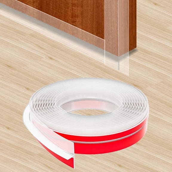 T-Shaped Door Draft Stopper, Weather Stripping Seal for and Doors Gaps, Draft Stopper for Side (1.38" W x 19.7Ft)