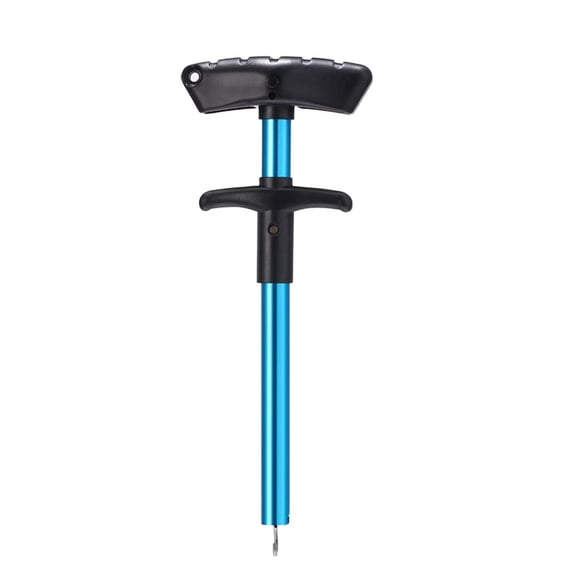 T-Shaped Fish Hook Remover - Metal Tool with Ergonomic Handle