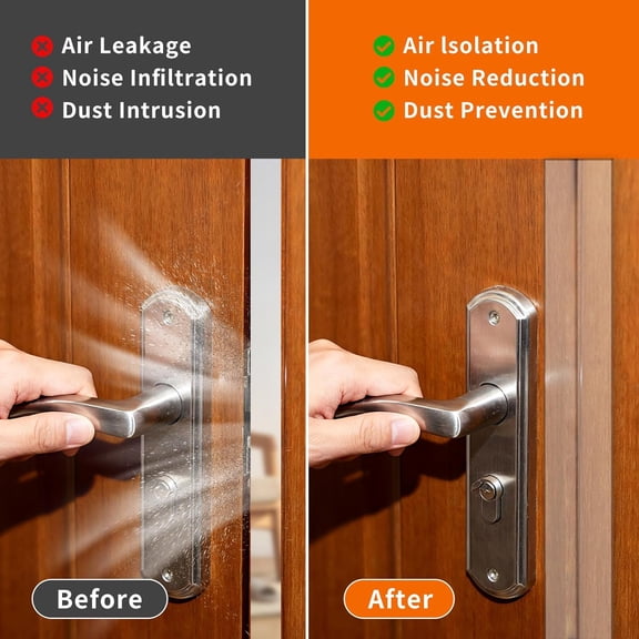 T-Shaped Rubber Weather Stripping Door Seal Extra Thick 2mm, 1.38 in x 50 Ft Heavy-Duty Alien Draft Seal Insulation Tape for Doors, Windows and Glass Shower Sweep Gaps(Clear)