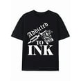 thumbnail image 1 of T-Shirt Addicted to Ink Tattoo Artist Graphic Tee, 1 of 7