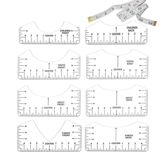 Screen Print Direct Screen Printing T-Shirt Alignment Ruler