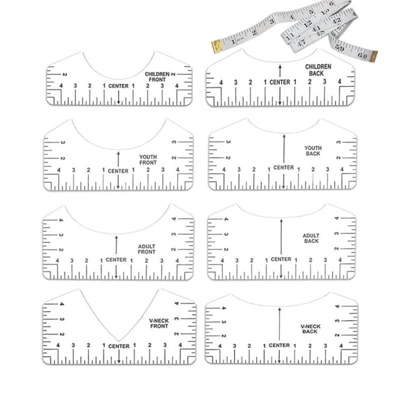 Screen Print Direct Screen Printing T-Shirt Alignment Ruler
