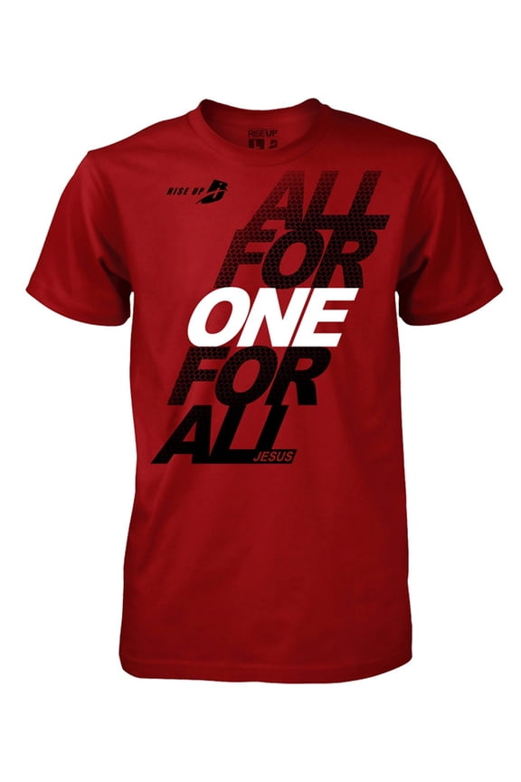 T-Shirt All For One Dry-fit Red