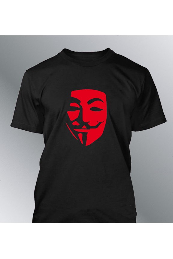 T-Shirt Anonymous S M L XL XXL Herren Geek Hacker Pirat Computer