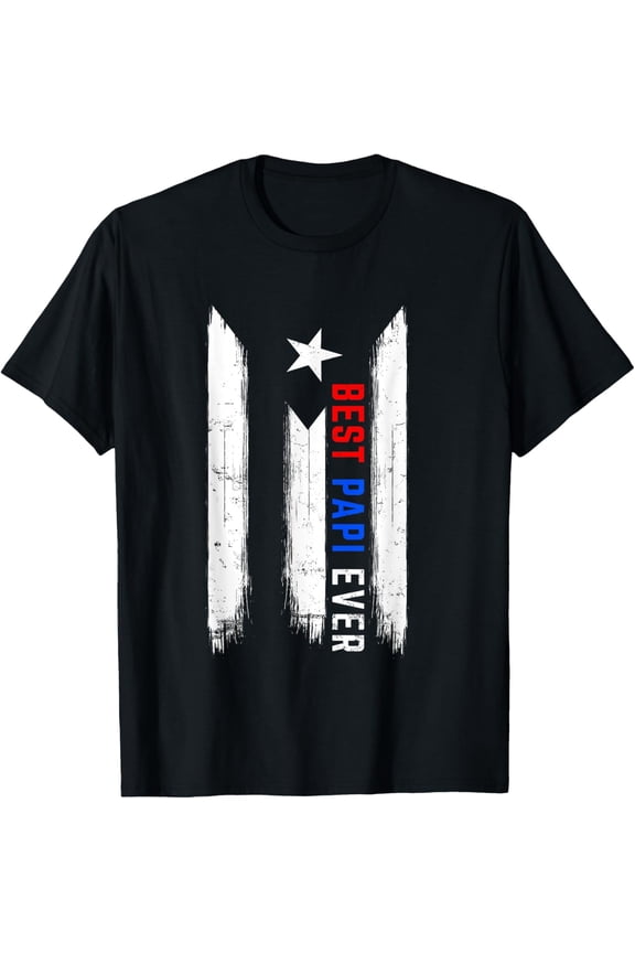 T-Shirt Best Papi Ever Puerto Rican Fathers Day