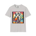 thumbnail image 1 of T-Shirt Boston Terrier Tattoed Surfer Dogs, 1 of 10