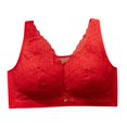 thumbnail image 1 of T-Shirt Bra Women Full-Coverage Bra Feature V-Neck Full-Figure Bra Style W-1296 Red 3XL, 1 of 2
