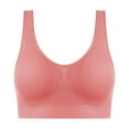 thumbnail image 1 of Womens T- Bras No Underwire Bra Feature V-Neck Full-Figure Bra Hook and Eye Closure Sports Bra Padding -a Shirt Style W-1695 4XL, 1 of 6
