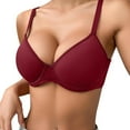 thumbnail image 1 of T-Shirt Bras for Women, Women Plus Wireless Push up Bras No Underwire Hook & Eye Closure Breathable Padded Bralette, 1 of 9