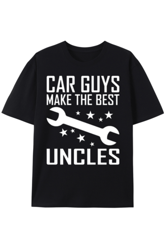 T-Shirt Car Guys Make The Best Uncles - Fun Mechanic T-Shirt All-Season Casual Wear For Gym, Outdoor & Parties - Perfect Gift
