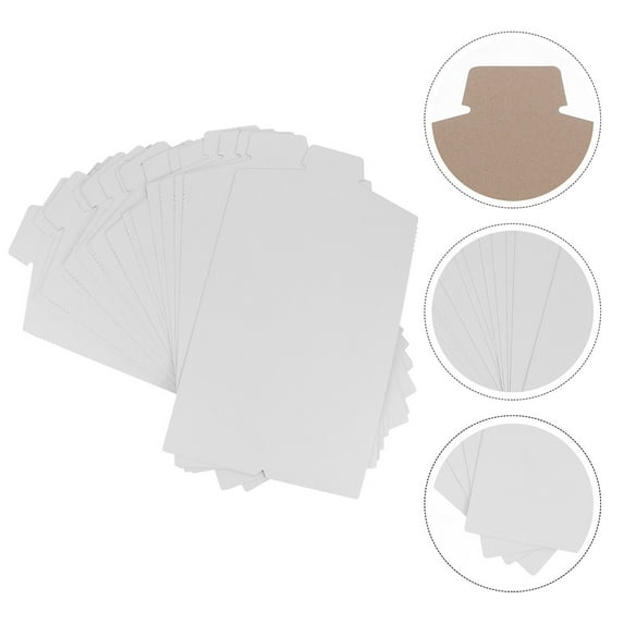 Toyandona 30Pcs White T-Shirt Cardboard Sheet for Packing Shirts and Folding Clothes Organizer