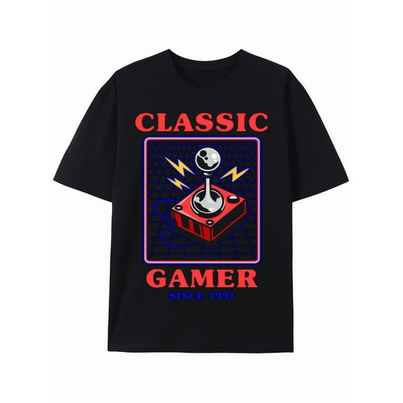 T-Shirt Classic Gamer Since 1991 Retro Joystick T-shirt