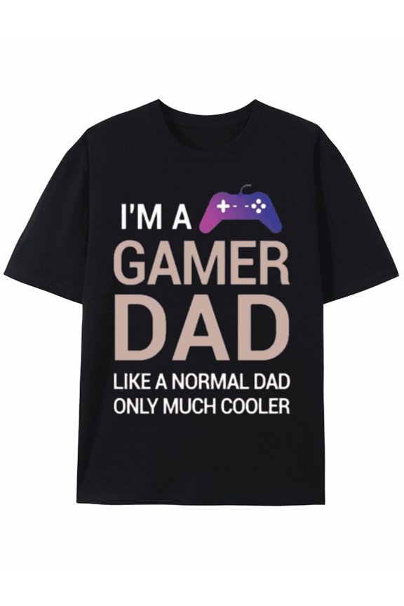 T-Shirt Coolest Gamer Dad T-shirt - Funny Gaming Gift for Fathers