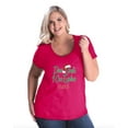 thumbnail image 1 of T-Shirt Dear Santa I Can Explain Women's Curvy Plus Size Scoopneck Tee, 1 of 4