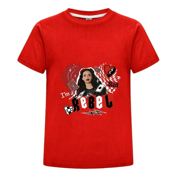 T-Shirt Descendants 4 Summer Tee – Red Princess Character Top for Kids Birthday Gift
