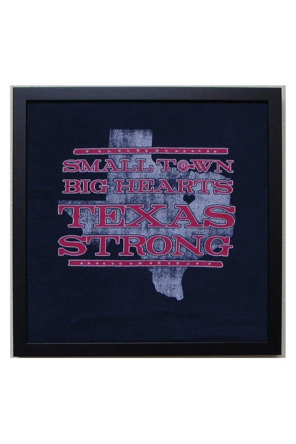 T-Shirt Display Frame Solid Wood deep Mount with Glass Front T Shirt case