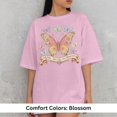 thumbnail image 1 of T-Shirt, Dolly Fan Celebration of Life Remembrance Tee, Dolly Butterfly Merch, Faux Patchwork Cowgirl Fashion, 1 of 4