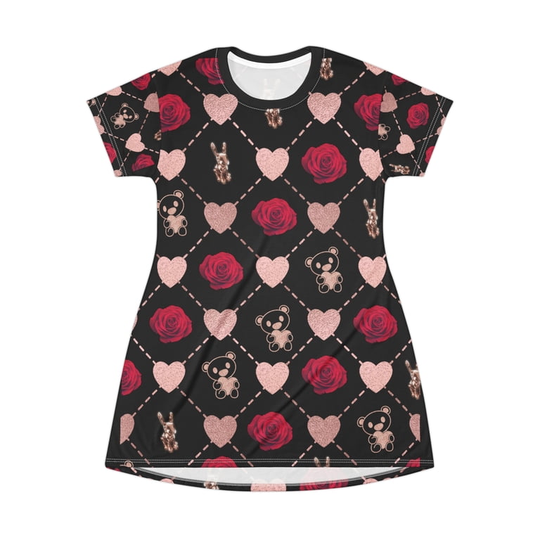 walmart t shirt dress Walmart's $15 T-Shirt Is So 'Soft,' 'Comfortable,' and 'Versatile' for Spring this dress is as versatile as it is comfy RECOVERY STUDIO T-shirt Dress, Women's,