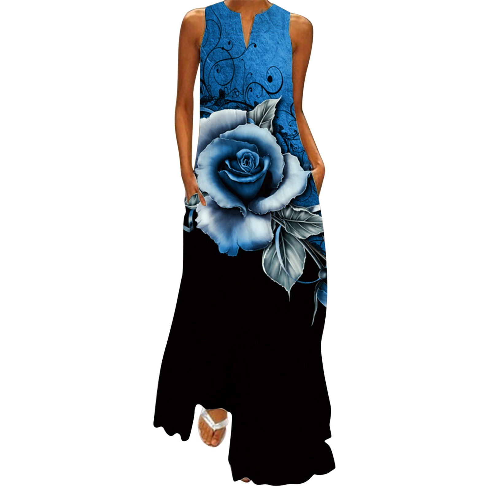Casual tulle cheap maxi dress