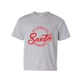 thumbnail image 1 of T-Shirt Elf Certified Santa Approved Xmas Unisex Youth Shirts, 1 of 5
