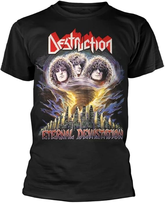 T Shirt Eternal Devastation Band Logo Official Mens Black - Walmart.com