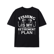 T-Shirt Fishing Enthusiasts Retirement Plan T-shirt