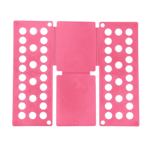 T-Shirt Folding Board, Quick Laundry Organization Tool Durable Plastic Material Space Saving Clothes Folder Efficient Garment Folding Helper Home Closet Essentials Pink