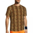 thumbnail image 1 of T-Shirt For Male Wild Animal T Shirts Novelty Leopard Print Beach Tees O Neck Fun Custom, 1 of 5
