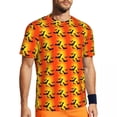 thumbnail image 1 of T Shirt For Men Abstract Bats Men Spots Print Basic Running Quick Dry Summer Harajuku Tees Design Ov, 1 of 7